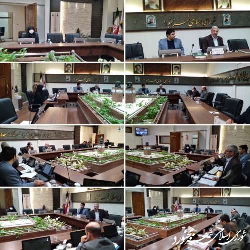 جلسه کمیسیون حقوقی و نظارت و پیگیری شورای اسلامی شهر بجنورد برگزار شد
