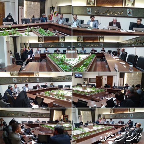 جلسه کمیسیون کار ویژه شورای اسلامی شهر بجنورد برگزار گردید