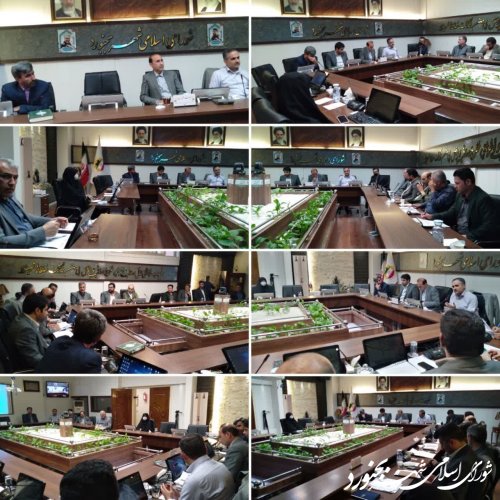 جلسه کمیسیون برنامه و بودجه و سرمایه گذاری شورای اسلامی شهر بجنورد برگزار گردید