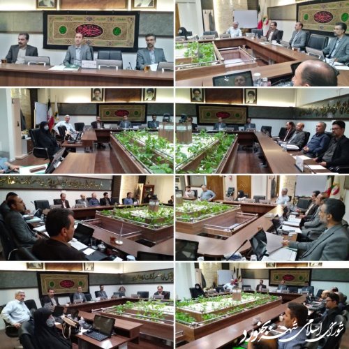 اولین جلسه کمیسیون برنامه و بودجه شورای اسلامی شهر بجنورد در سال سوم برگزار شد