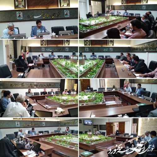 جلسه کمیسیون حقوقی  نظارت و پیگیری شورای اسلامی شهر بجنورد برگزار گردید