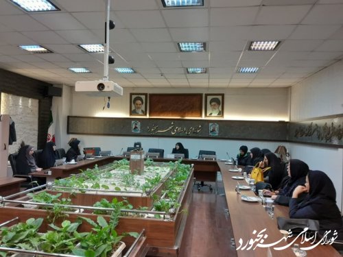 جلسه کمیته بانوان و خانواده شورای اسلامی شهر بجنورد برگزار گردید