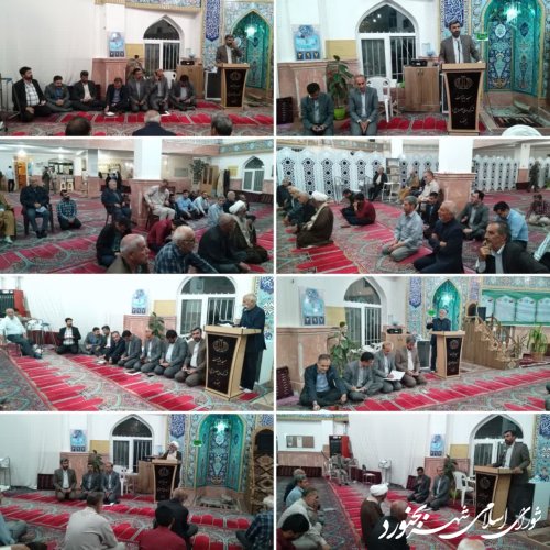 دیدار مردمی شورای اسلامی شهر و شهرداری بجنورد با ساکنان شهرک ولیعصر (عج)