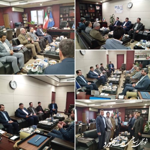 دیدار شورای اسلامی شهر بجنورد با مدیریت جدید بانک سپه استان خراسان شمالی