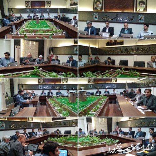 جلسه کمیسیون توسعه عمران و خدمات شهری شورای اسلامی شهر بجنورد برگزار گردید