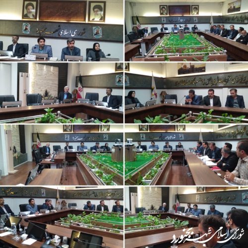 جلسه کمیسیون سیما و منظر شهری شورای اسلامی شهر بجنورد برگزار گردید