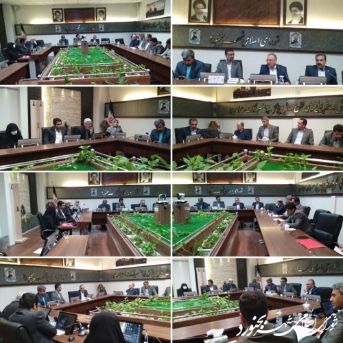 جلسه کمیسیون توسعه عمران و خدمات شهری شورای اسلامی شهر بجنورد برگزار گردید