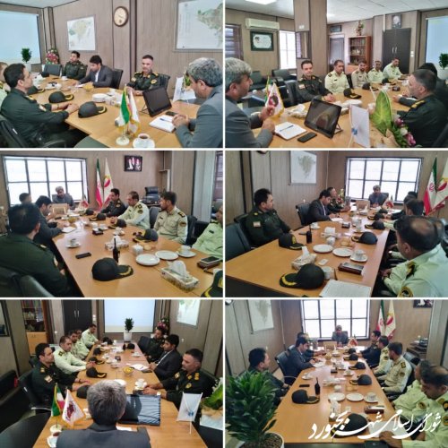 دیدار فرمانده انتظامی شهرستان بجنورد با رئیس شورای اسلامی شهر بجنورد