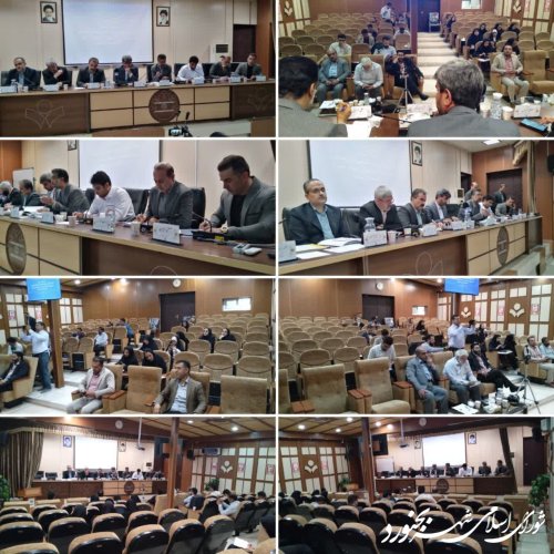 نشست خبری شورای اسلامی شهر و شهرداری بجنورد برگزار شد