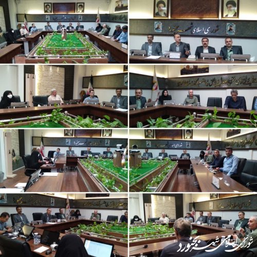 جلسه کمیسیون برنامه بودجه و حقوقی شورای اسلامی شهر بجنورد برگزار گردید