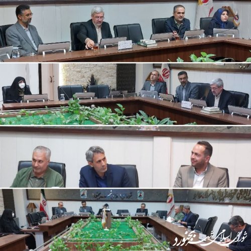 جلسه کمیسیون نظارت ارزیابی و پیگیری شورای اسلامی شهر بجنورد برگزار گردید