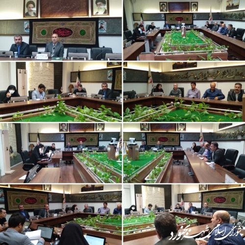 جلسه کمیسیون برنامه بودجه و حقوقی شورای اسلامی شهر بجنورد برگزار گردید
