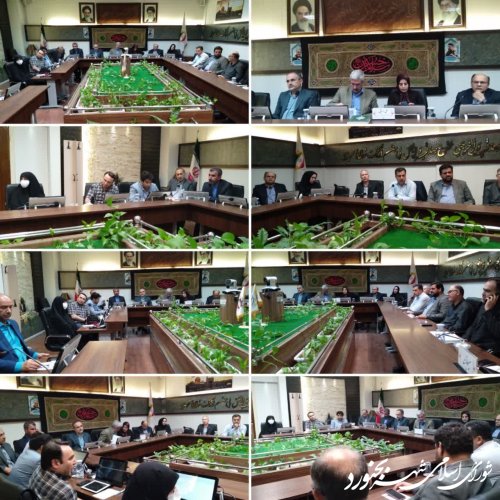 جلسه کمیسیون توسعه عمران و خدمات شهری شورای اسلامی شهر بجنورد برگزار شد