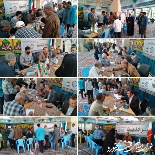 شورای اسلامی شهر و شهرداری بجنورد پای میز خدمت