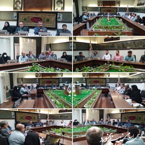 جلسه تلفیقی کمیسیون فرهنگی و اجتماعی با کمیته رسانه و فضای مجازی شورای اسلامی شهر بجنورد برگزار گردید