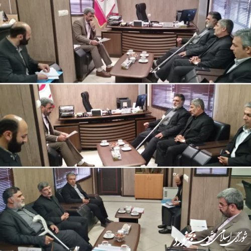 دیدار رئیس دفتر نمایندگی شورای نگهبان در خراسان شمالی با رئیس شورای اسلامی شهر بجنورد