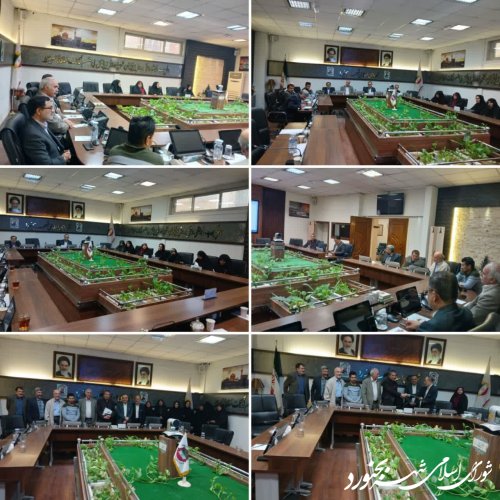 جلسه کارگروه ادبیات توسعه شهری مرکز آموزش، پژوهش  و مطالعات راهبردی شورای اسلامی شهر بجنورد برگزار گردید