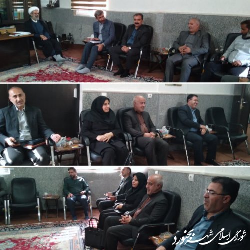 دیدار شورای اسلامی شهر و شهرداری بجنورد با نماینده ولی فقیه در استان خراسان شمالی