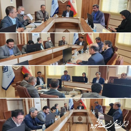 دیدار شورای اسلامی شهر و شهرداری بجنورد با مدیر کل تامین اجتماعی خراسا‌ن‌شمالی