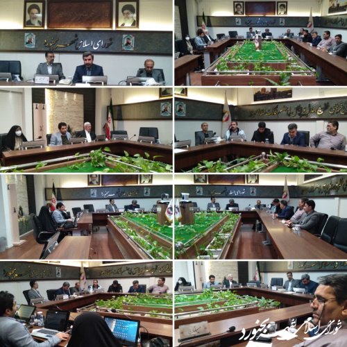 جلسه کمیسیون توسعه عمران و خدمات شهری شورای اسلامی شهر بجنورد برگزار گردید