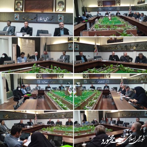 جلسه کمیسیون برنامه بودجه و حقوقی شورای اسلامی شهر بجنورد برگزار گردید