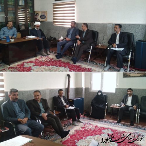 دیدار شورای اسلامی شهر و شهرداری بجنورد با نماینده ولی فقیه در استان و امام جمعه شهرستان بجنورد