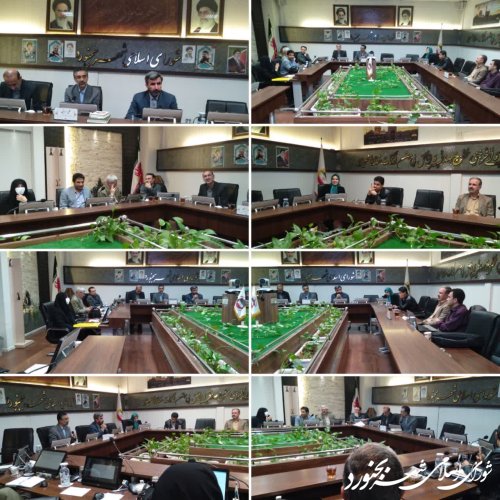 جلسه کمیسیون توسعه عمران و خدمات شهری شورای اسلامی شهر بجنورد برگزار گردید