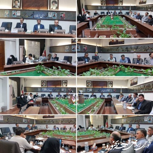 جلسه کمیسیون توسعه عمران و خدمات شهری شورای اسلامی شهر بجنورد برگزار گردید