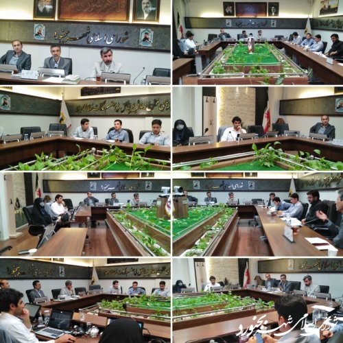جلسه کمیسیون توسعه عمران و خدمات شهری شورای اسلامی شهر بجنورد برگزار گردید