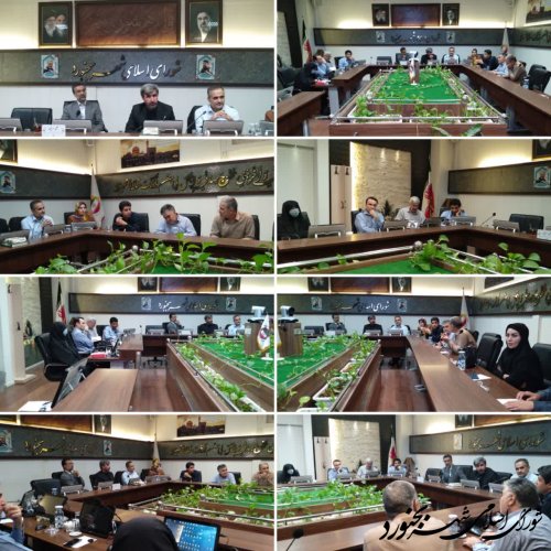 جلسه کمیسیون توسعه عمران و خدمات شهری شورای اسلامی شهر بجنورد برگزار گردید