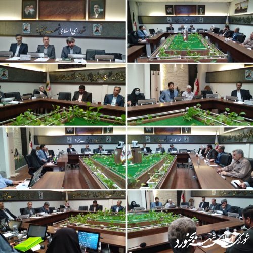 جلسه کمیسیون برنامه بودجه و حقوقی شورای اسلامی شهر بجنورد برگزار گردید