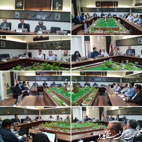 جلسه کمیسیون توسعه عمران و خدمات شهری شورای اسلامی شهر بجنورد برگزار گردید