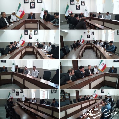 دیدار شورای اسلامی شهر بجنورد با رئیس دانشگاه کوثر بجنورد